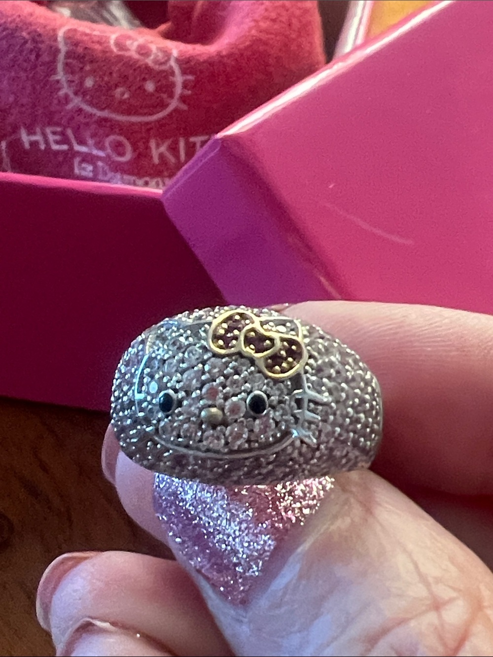 Hello Kitty for Diamonique ring